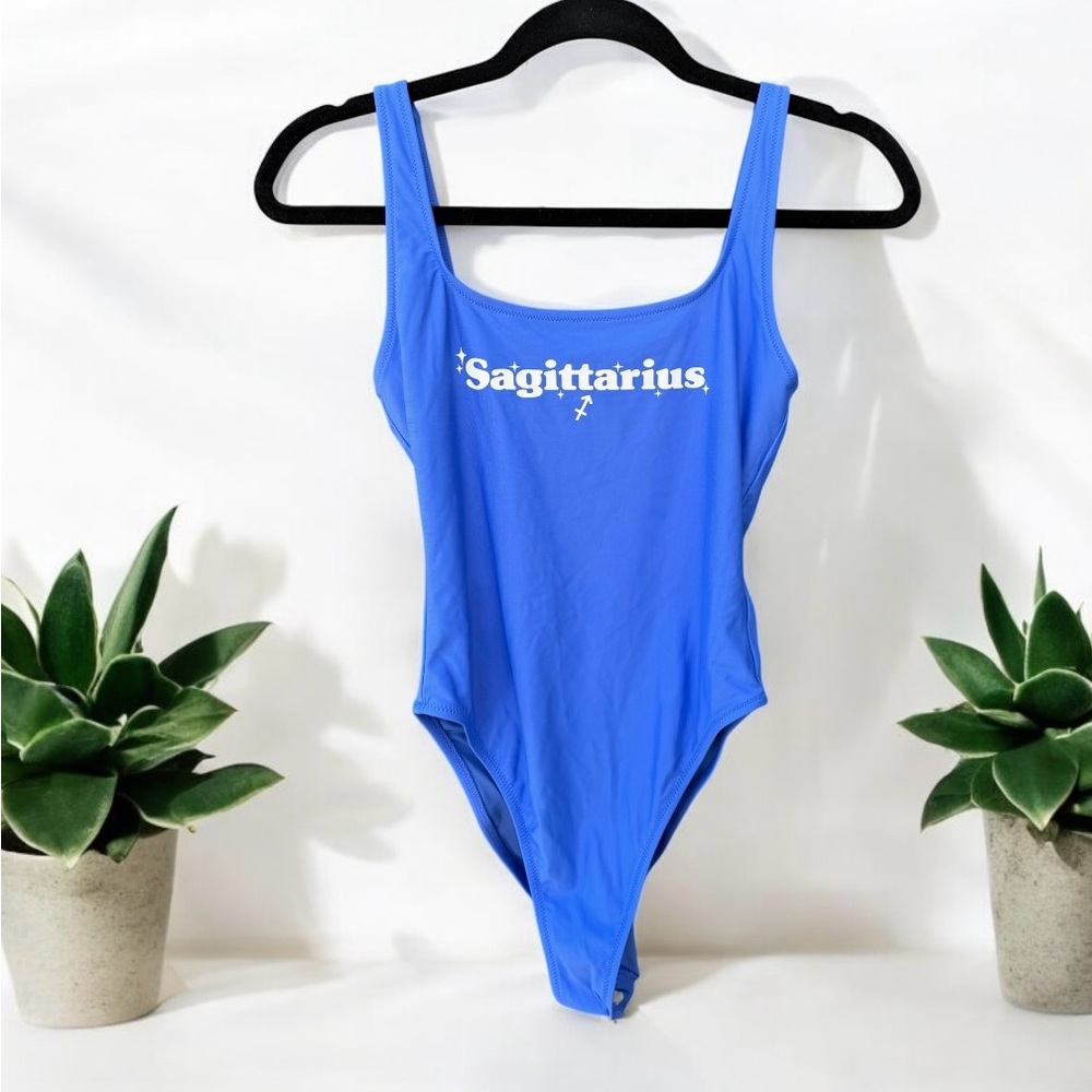 Aerie NWT Astrology Babewatch Cheekiest One Piece Swimsuit Small